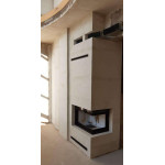  Пристенно-угловой камин с топкой Windo 75 SX Edilkamin