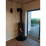  Печь Nera N с крашенным дымоходом