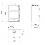 Чертеж 2 Печь ARCE (Hergom)