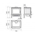 Чертеж 2 Печь E-30 L (Hergom)