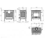 Чертеж Печь MANCHESTER (Hergom)