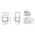 Чертеж Топка ALBERO 11 L/R G.H-D (Hitze)