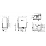 Чертеж Топка ALBERO 14 L/R G.H-D (Hitze)