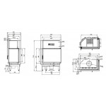 Чертеж Топка ALBERO 16 L/R H-D (Hitze)
