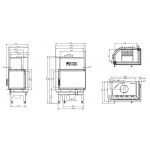 Чертеж Топка ALBERO 9 L/R.H-D (Hitze)