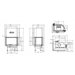 Чертеж Топка ALBERO 9 L/R G.H-D (Hitze)