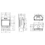 Чертеж Топка ALBERO 9 S.H-D (Hitze)