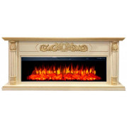 Электрокамин Лорд 60 с очагом FreeSpace 60 Бежевый (InterFlame)