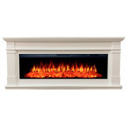 Электрокамин Грейсон 60 с очагом FreeSpace 60 белый (InterFlame)