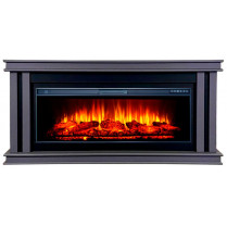 Электрокамин Квинт с очагом FreeSpace 50 графит (InterFlame)