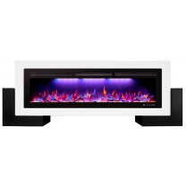 Электрокамин Норман с очагом FreeSpace 70 белый (InterFlame)