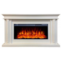 Портал Элеганс 40 Белый (InterFlame)