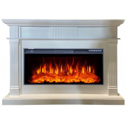 Электрокамин Принстон с очагом Ареал 40 белый (InterFlame)