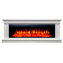 Электрокамин Стаффорд 60 с очагом FreeSpace 60 белый (InterFlame)