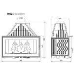 Чертеж Топка W12 (Kawmet)