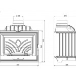 Чертеж Топка W13 (Kawmet)
