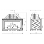 Чертеж Топка W15 18кВт (Kawmet)