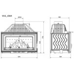 Чертеж Топка W16 18кВт (Kawmet)