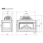 Чертеж Топка W16 PB/LB (Kawmet)