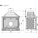 Чертеж Топка W1 (Kawmet)