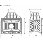 Чертеж Топка W3 (Kawmet)