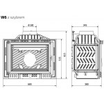 Чертеж Топка W6 (Kawmet)