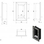 Чертеж Биокамин Charlie 2 Tuv (Kratki)