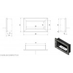 Чертеж Биокамин Charlie Tuv (Kratki)