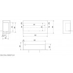 Чертеж Биокамин Delta 900 Tuv (Kratki)