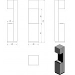 Чертеж Биокамин Sierra Tuv (Kratki)