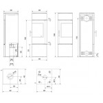 Чертеж Печь THOR (Kratki)