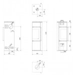  Печь Tora S Черный (Kratki.PRO)