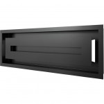 Черный Решетка каминная Wind 17х49 - 4 цвета (Kratki)