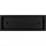 Черный Решетка каминная Wind 17х49 - 4 цвета (Kratki)