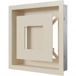 Бежевый Решетка каминная Wind 22х22 - 4 цвета (Kratki)