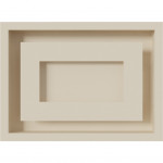 Бежевый Решетка каминная Wind 22х30 - 4 цвета (Kratki)