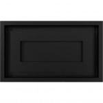 Черный Решетка каминная Wind 22х37 - 4 цвета (Kratki)