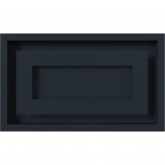 Графит Решетка каминная Wind 22х37 - 4 цвета (Kratki)