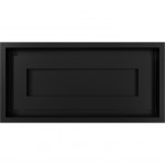 Черный Решетка каминная Wind 22х45 - 4 цвета (Kratki)