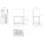 Чертеж Топка AMELIA L/P BS G (Kratki)