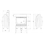 Чертеж Топка BLANKA 670/570 (Kratki)