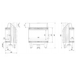 Чертеж Топка BLANKA 670/570/LP/BS (Kratki)