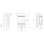 Чертеж Топка BLANKA L-P/BS (Kratki)