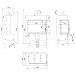  Топка Lucy 12 L/P BS Slim (Kratki.PRO)