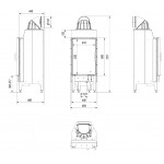 Чертеж Топка Nadia 9 (Kratki.PRO)