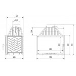 Чертеж Топка OLIWIA Deco (Kratki)