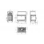 Чертеж Топка OLIWIA L/P BS DECO (Kratki)