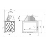 Чертеж Топка ZUZIA 700 (Kratki)