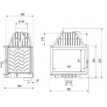 Чертеж Топка ZUZIA Eco (Kratki)