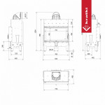 Чертеж Топка Floki M (Kratki.PRO)